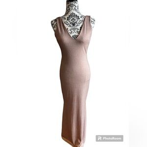 Revolve privacy please ribbed bodycon maxi dress